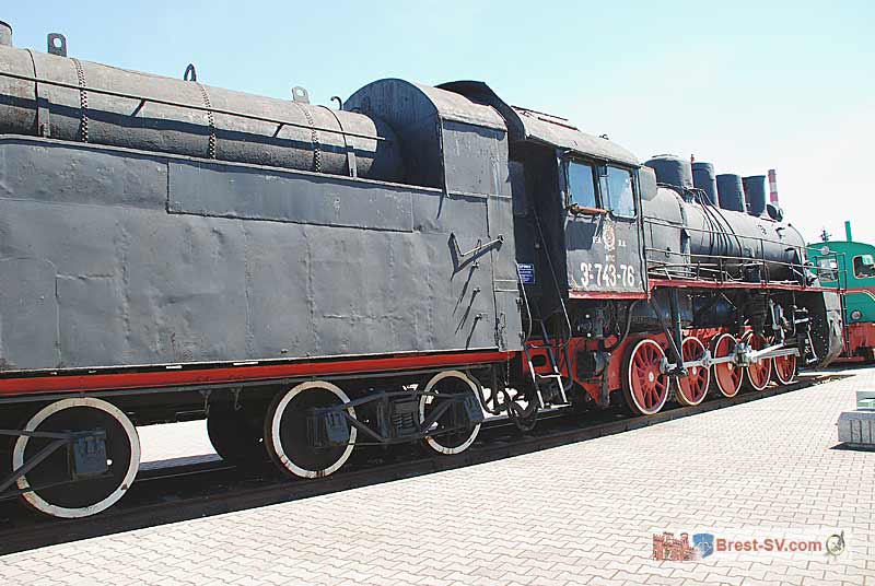 Брест фото. Музей железнодорожной техники. 2010. Паровозы, тепловозы, электровозы.