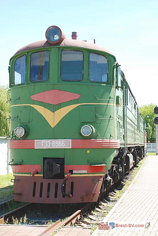 Брест фото. Музей железнодорожной техники. 2010. Паровозы, тепловозы, электровозы.