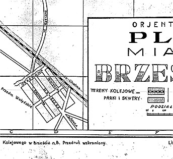Брест. Карта Бреста. Историческая. Польша. brest-sv.com